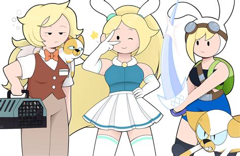 Adventure Time: Fionna and Cake by Miss-Psyson on DeviantArt