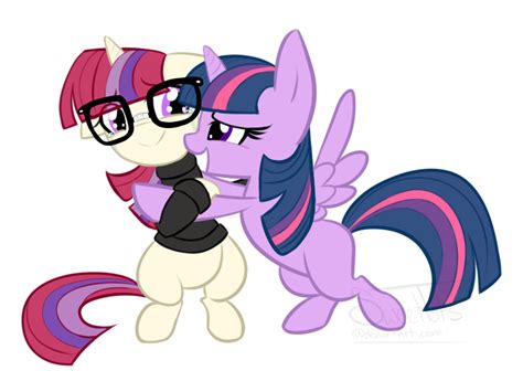 Safe Artist Sweettots Moondancer Twilight Sparkle