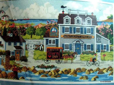 Dimensions Charles Wysocki Nantucket Breeze Needlepoint KIT 1989 NIP 20