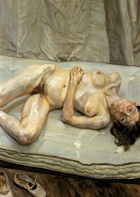 Naked Portrait 2001 By Lucian Freud Artchive