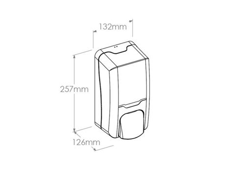 Dozownik mydła w pianie MERIDA HARMONY na jednorazowe wkłady 1000 ml