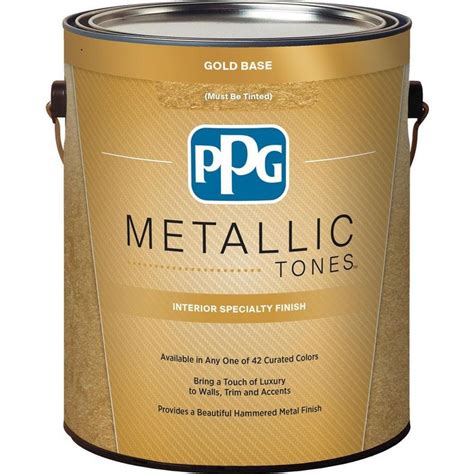 PPG METALLIC TONES 1 gal. Gold Metallic Interior Specialty Finish | Ppg ...