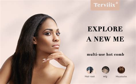 Amazon Electric Hot Comb By Terviiix Pressing Combs For Black Hair Wigs Beard Anti