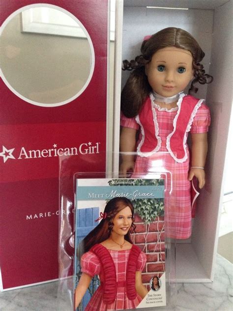 American Girl Marie Grace 18 Doll And 2 Books New In Box Nib Retired