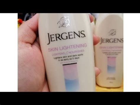 My Honest Review On Jergens Skin Lightening Lotion Jergens Skin