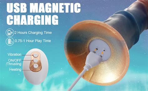 Amazon Thrusting Monster Dildo Vibrator Fantasy Anal Sex Toys For