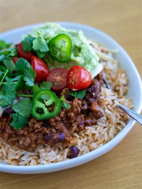 Quick Mexican Beef Rice Bowls Recipe | Simple Home Edit