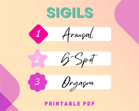Sex Sigils For Women For Love Sex Pleasure Relationship By Psychic