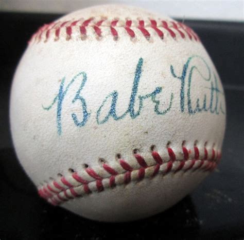 Babe Ruth Replica Autographed American League Baseball Etsy