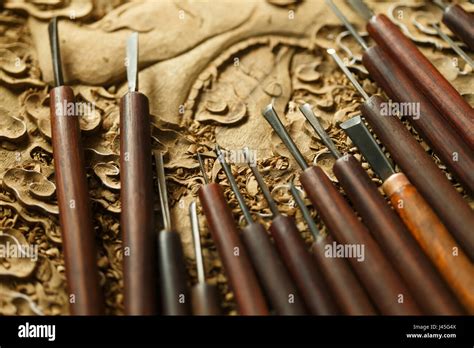 Woodworking Engraving Tool Stock Photo Alamy