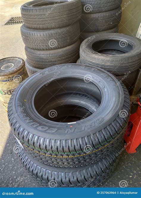 The New Tire Tread. It Was Designed To Provide Grip To Vehicles And