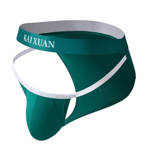 Mixed Color PK Men S Underwear Lingerie Low Rise Sexy Cut Out High Leg