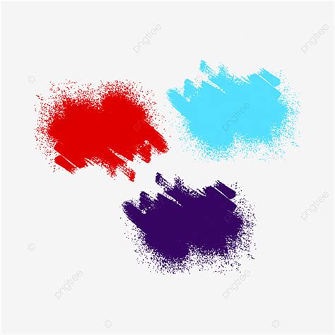 Paint Brush Stroke Png Cyan Blue Red Transparent Paint Brush Strokes