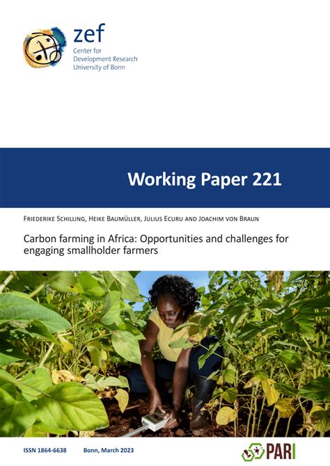 PDF Carbon Farming In Africa Opportunities And Challenges For