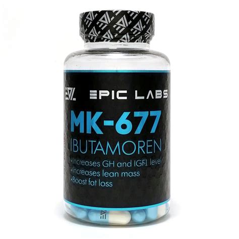 Ибутаморен Epic Labs MK-677 Ibutamoren 16 мг 60 капсул — купить по ...