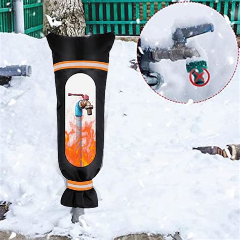 Herrnalise Outdoor Faucet Covers for Winter - 25.2"LX10.3"W Hose Bib