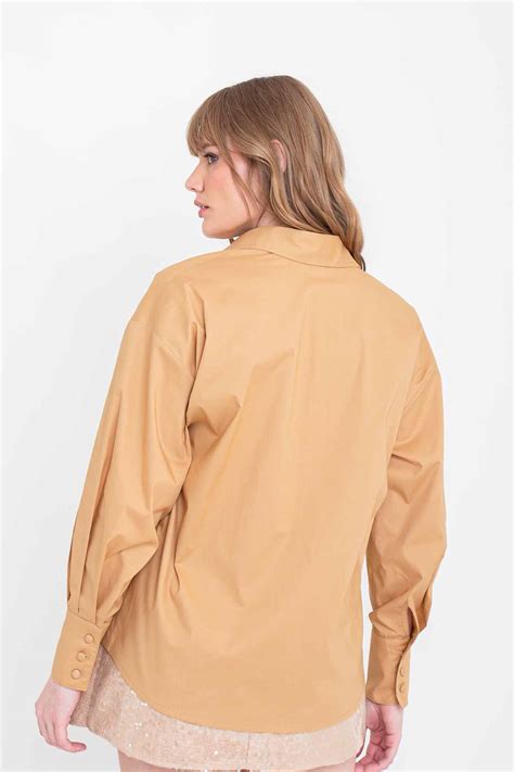 CAMISA PUNHOS LARGOS NUDE GIUSEPPE CLARIÁ Loja Oficial