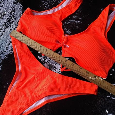 Bnew Monokini Orange Bikini Unique Design Sexy Swimsuit Sexy Bikini