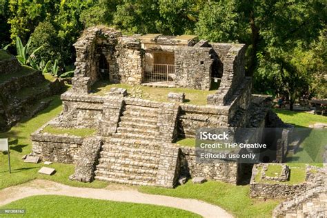 Ancient Mayan Structures Palenque 1 Stock Photo Download Image Now