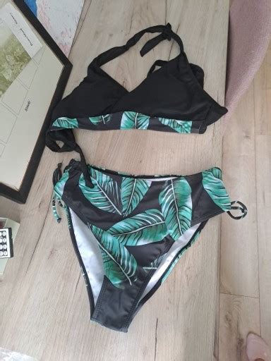 STRÓJ KĄPIELOWY DWUCZĘŚCIOWY KOSTIUM WYSOKI STAN SEXY BIKINI PUSH UP BOHO M Allegro pl