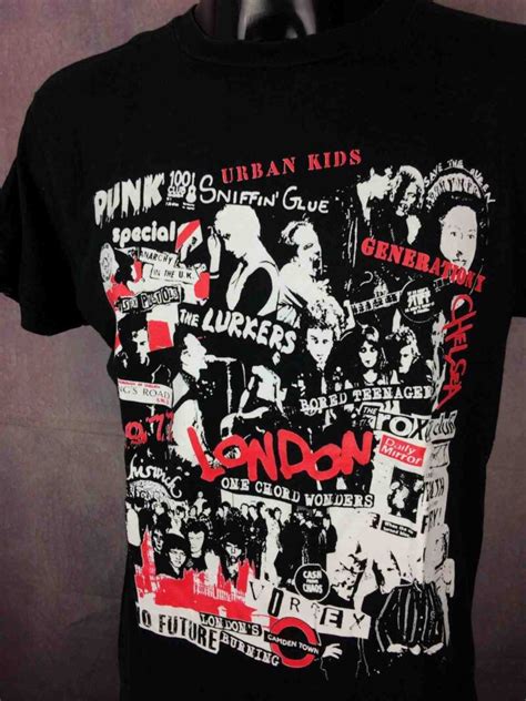 PUNK T Shirt Vintage 80s Sid Vicious Adverts Lurkers Gen X Sex Pistols