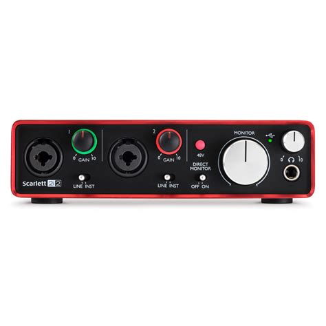 Focusrite Scarlett 2i2 2nd Gen, Interface Audio | Gear4music