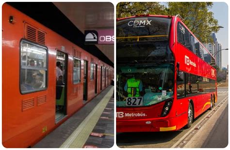 ¿a Qué Hora Abre El Metro Y Metrobús El 15 Y 16 Septiembre Mediotiempo