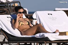 Camila Mendes Stuns In Miami Beach In A Sexy Bikini Shoot Aznude