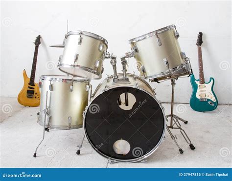 Guitar And Drum Kit Royalty Free Stock Photo Image 27947815