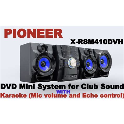 Pioneer Dvd Mini System For Club Sound X Rsm410dvh With Karaoke Mic