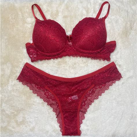 Conjunto Feminino Lingerie Sexy Renda Lisa Barato Bojo Calcinha E