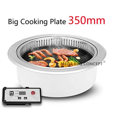 Wholesale Restaurant Smokeless Electric Korean Hot Pot Bbq Grill