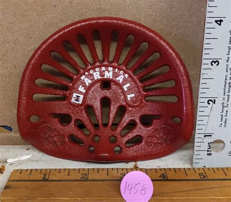 Lot Cast Iron Mccormick Farmall Tractor Seat