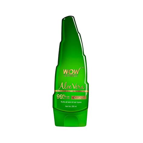 Wow Aloe Vera Multipurpose Beauty Gel For Skin And Hair 250 Ml