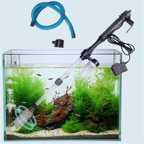 Electric Aquarium Gravel Cleaner In Automatic Siphon Waterproof