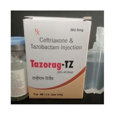 CEZONE TZ Ceftriaxone And Tazobactam Injection For As Directed By