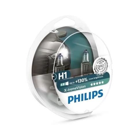 Philips X Tremevision 130 H1 Car Bulbs Twin Powerbulbs Uk