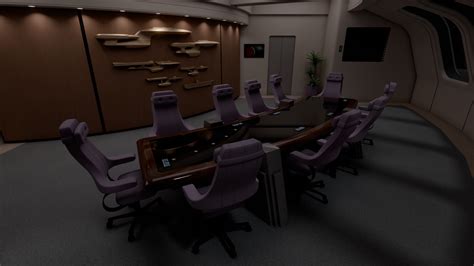 Tadeo Doria Uss Enterprise D Deck 01 Observation Lounge 2367