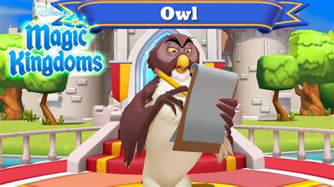 Disney Magic Kingdoms Owl Youtube