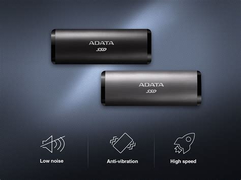 ADATA SSD SE760 512 GB Szary (ASE760-512GU32G2-CBK) - Dysk zewnętrzny ...