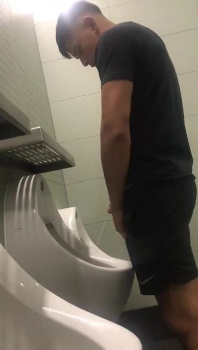 SPYING HOT MEN AT THE URINAL 23 Video 2 ThisVid