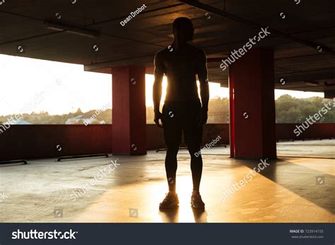 Full Length Portrait Half Naked Muscular Stock Photo Shutterstock