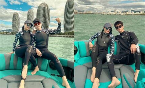 Bom sex gốc Việt đăng ảnh bên chồng kém tuổi nhìn xuống vòng eo dân mạng giật mình