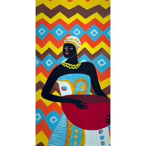 Купить картину Африканская женщина в Москве от художника Хромцова Ксения