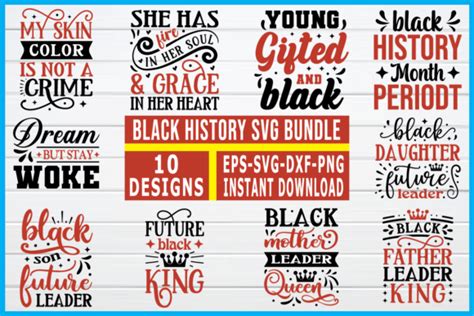 Black History Svg Bundle Graphic By Smart Design · Creative Fabrica