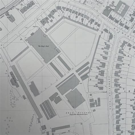 Vintage Ordnance Survey Map Lisburn Road On The Square Emporium
