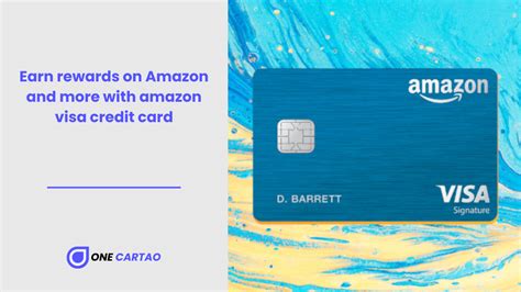 Earn rewards on Amazon and more with amazon visa credit card - One Cartao