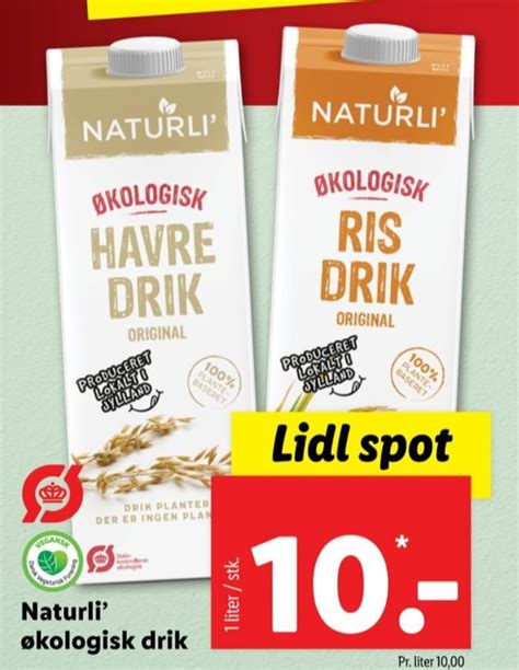 Naturli Havredrik Tilbud Hos Lidl