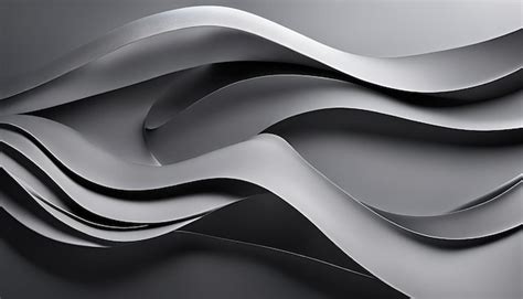 grey subtle waves premium ai generated image