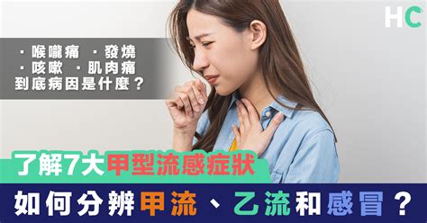 甲型流感症狀｜了解7大甲型流感症狀 如何分辨甲流、乙流和感冒？ Health Concept